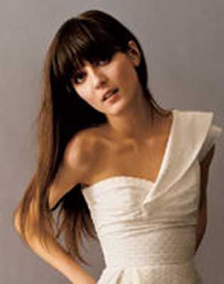 blunt bangs hairstyle. The lunt fringe looks