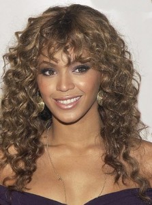 Beyonce's Curls and Bangs