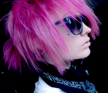 Pink Emo - My New Hair
