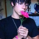 emo_boy_pink_flower