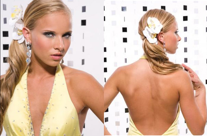 hairstyles for prom for long hair to the side. For more beautiful prom