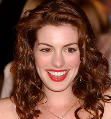 05 Anne Hathaway. Back to hairstyles for curly hair photo gallery.
