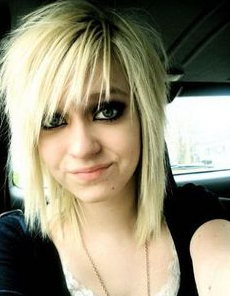 Medium-length-blonde-emo-hair