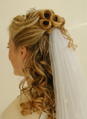 long hair veil