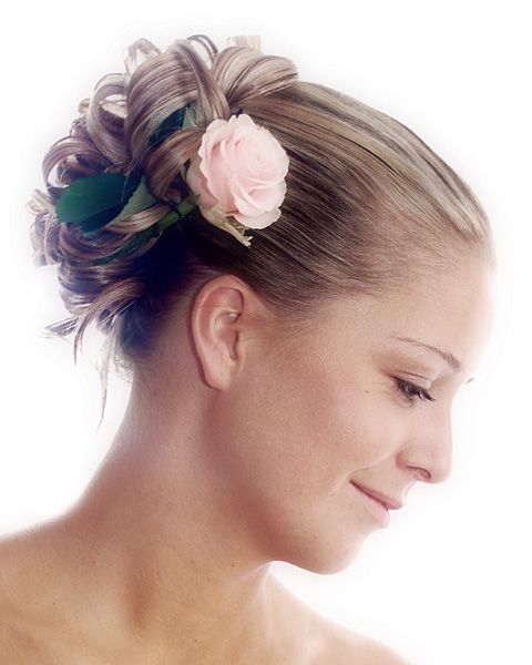 weddinghairflowers49 Posted under Wedding hairstyle updo with fresh 