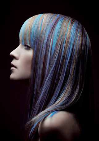 Silver Blue Purple Hair – Free Hair Style Gallery – Hair Photos