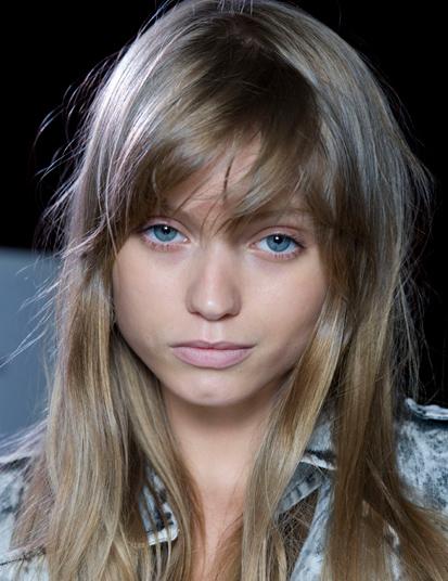 Abbey Lee Kershaw with bangs