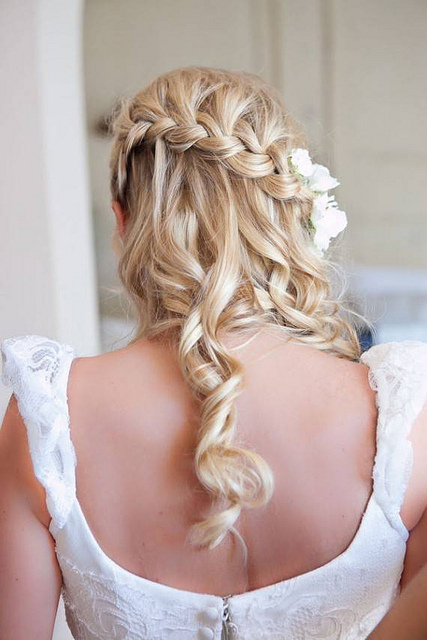 wedding braided hairstyle