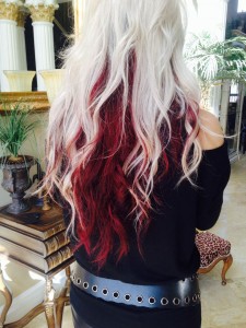 Platinum Blonde and Red