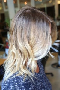 Blonde on blonde balayage