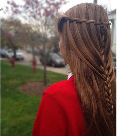 Braided Hairstyles For Long Hair Half Up Half Down My New Hair