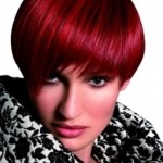 bright red hair color