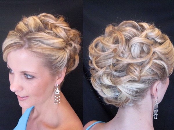 Pictures Of Updos For Short Hair